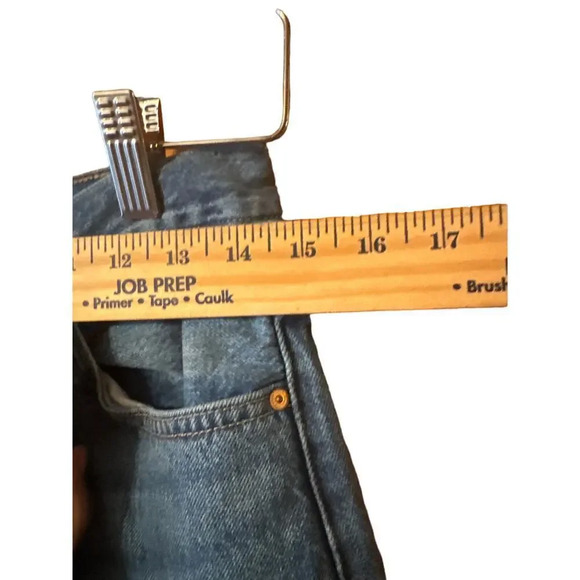 90s Vibes: Aritzia Denim Forum The Edie High Rise Culotte 28/4 - Medium Wash - Picture 3 of 9